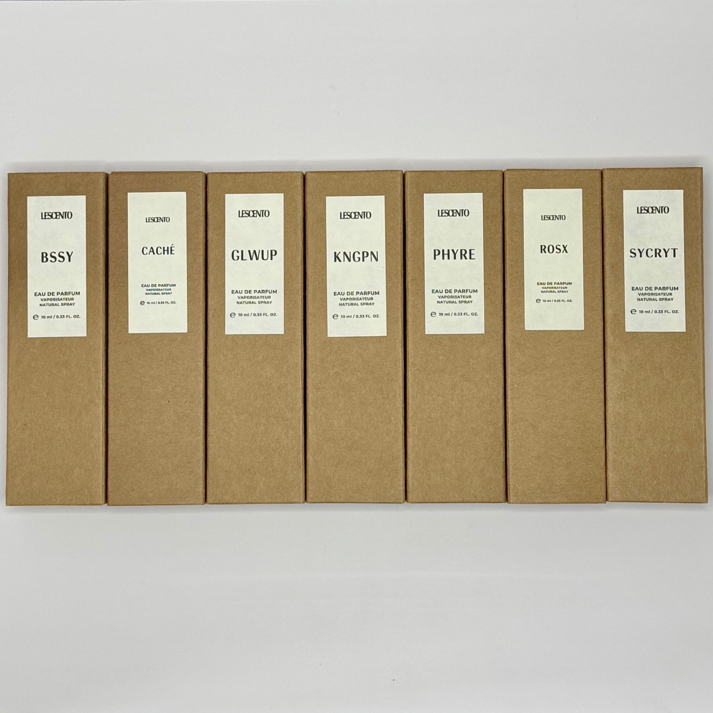 LESCENTO Travel Size Fragrance Set